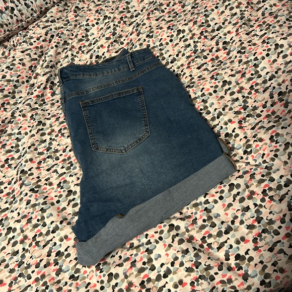 Embroidered Denim Shorts - Picture 2 of 4